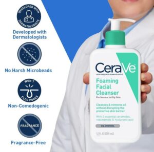 CeraVe Foaming Cleanser Gel Face Wash