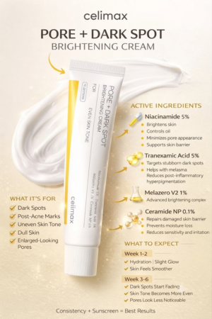 Pore+Dark Spot Brightening Cream [35ml]