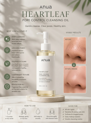 Heartleaf Pore Control Cleansing Oil - 200ml