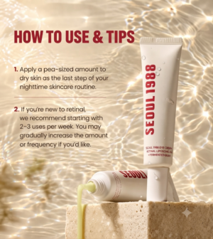 SEOUL 1988 Eye Cream : Retinal Liposome 4% + Fermented Bean [30ml]